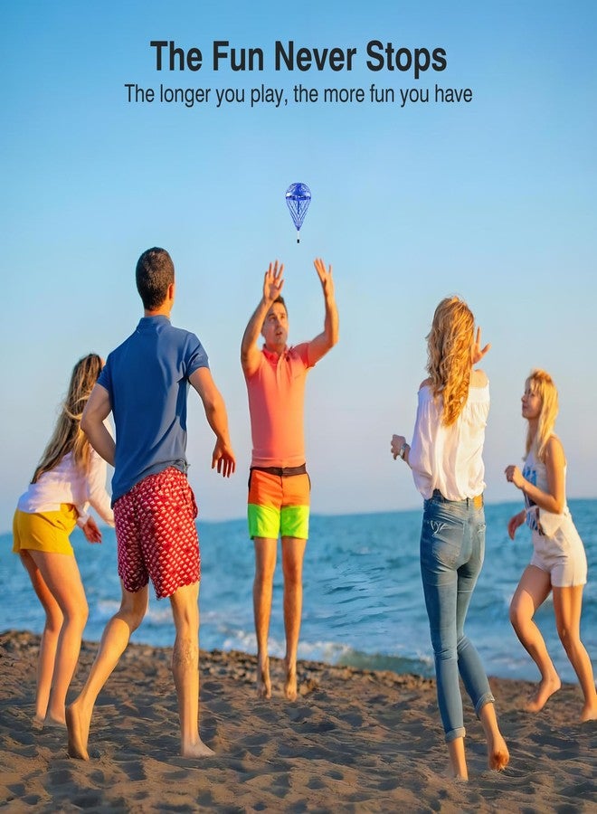 LEMATRIX 2025 Flying Bouncing Ball Toy - Interactive Outdoor Hand-Controlled Bounce Toy with 3D Flip, Outside Toys for Kids Ages 6-12+, Birthday Gifts for Teens Boys Girls(Blue) - Image 2